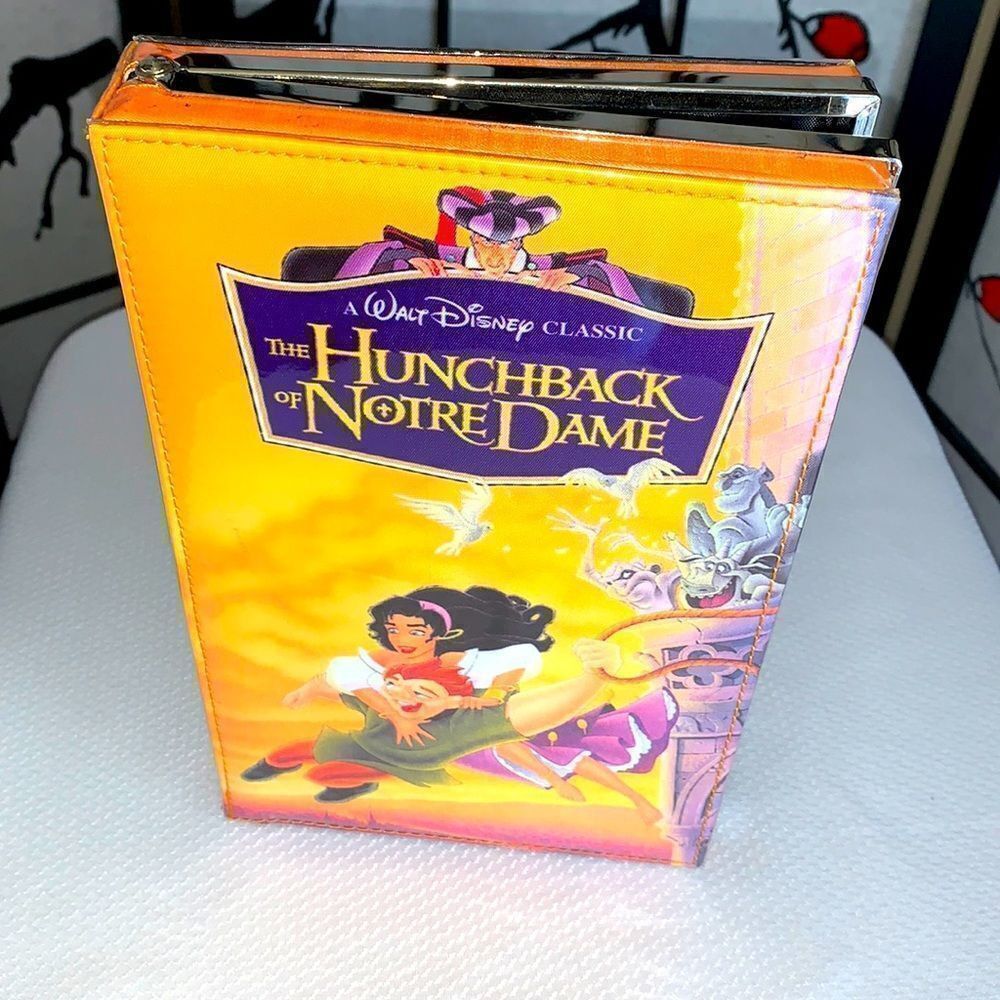 Disney Hunchback of Norte Dome VHS clutch multi color with clasp.
